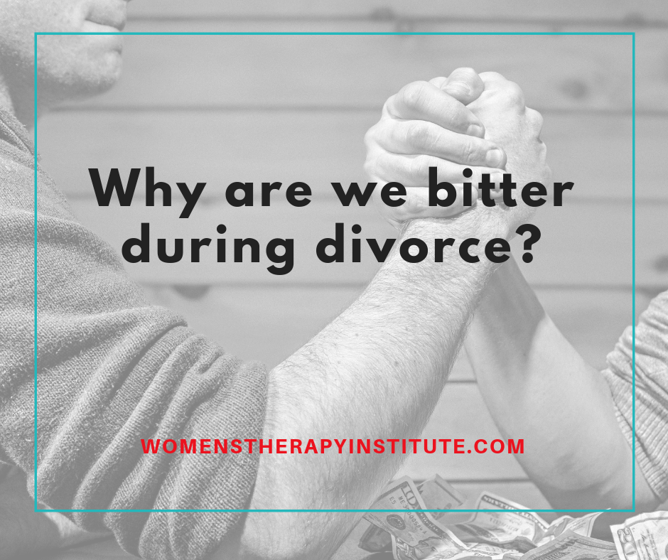 Anger and bitterness after divorce