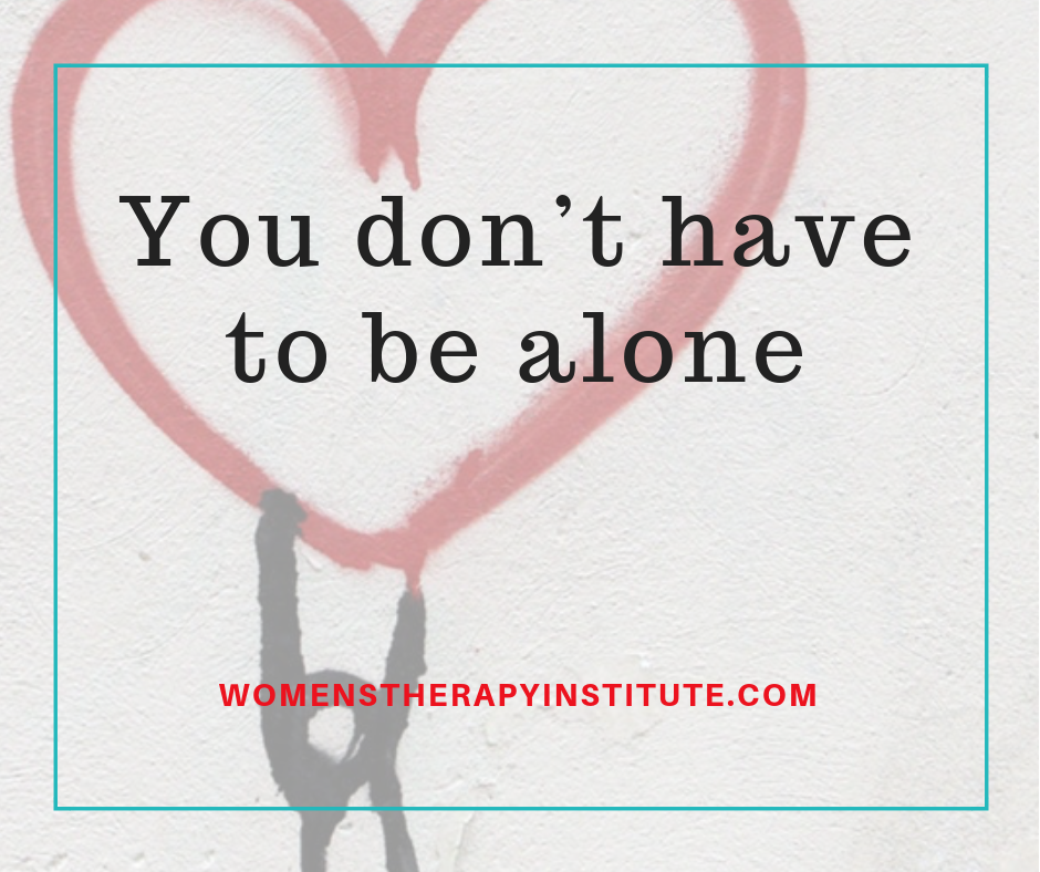 You don’t have to be alone