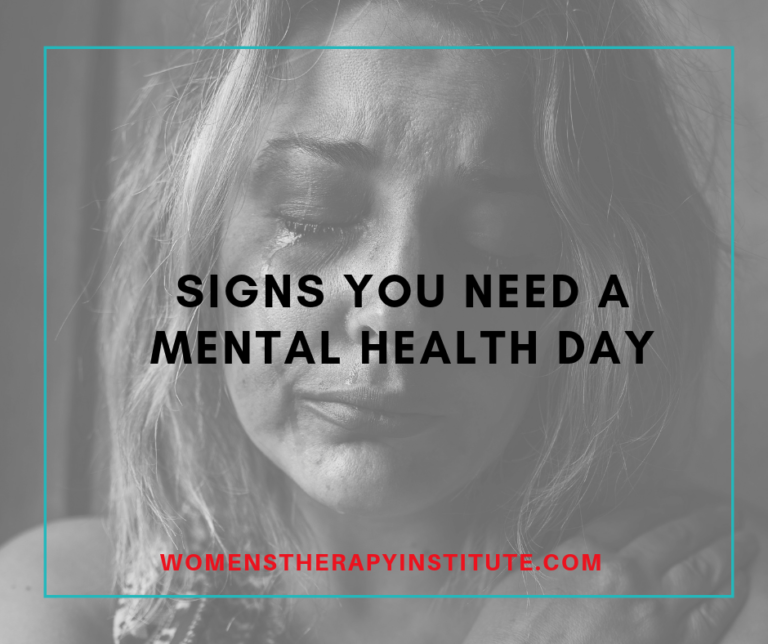 Signs You Need A Mental Health Day
