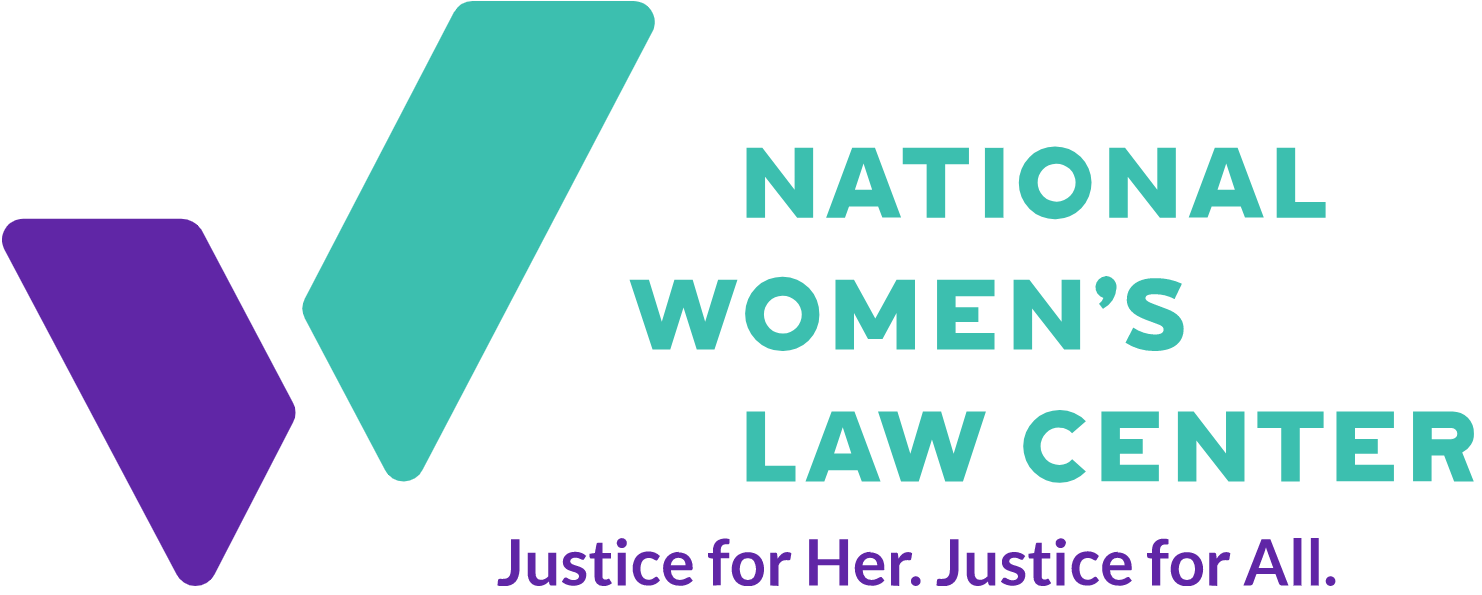 National Women's Law Center Teal and Purple Logo